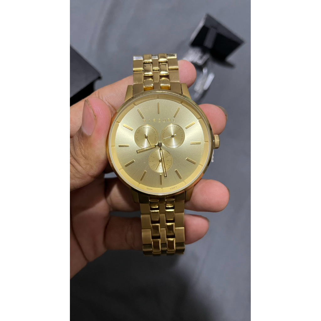 Rip Curl Detroit Multi Gold SSS Watch - Jam Tangan Pria Original 100%