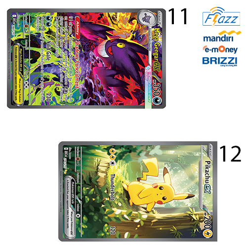CUSTOM KARTU FLAZZ BCA GEN 2 / EMONEY MANDIRI POKEMON CARD BCA