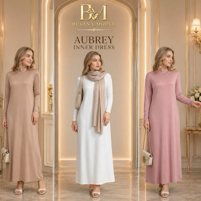 Inner Dress Lengan Panjang  / Gamis Manset Lengan Panjang Spandek Soft / Inner Manset Panjang Dalama