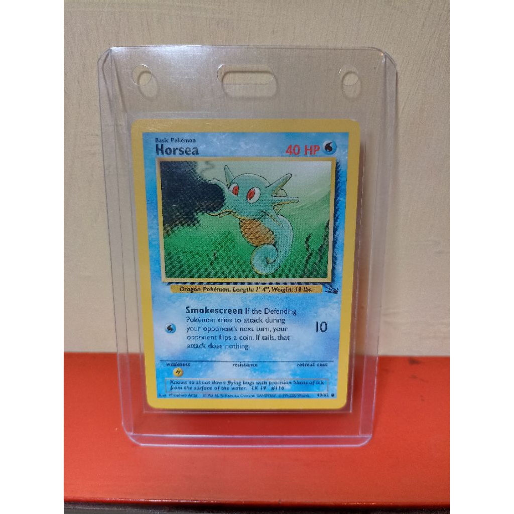 Kartu Pokemon Vintage Horsea th 2000