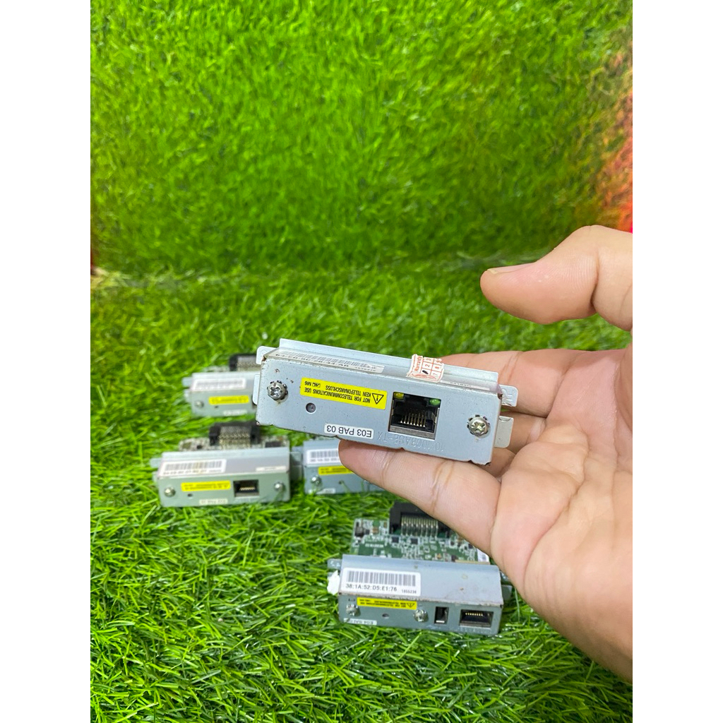 PORT LAN / ETHERNET / RJ45 INTERFACE PRINTER EPSON TM-U220 BEKAS ORIGINAL NORMAL TESTED