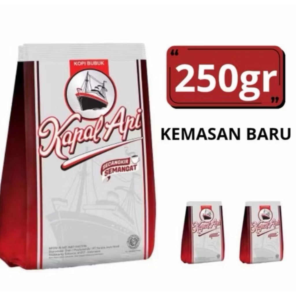 KOPI BUBUK KAPAL API SILVER 250 GR