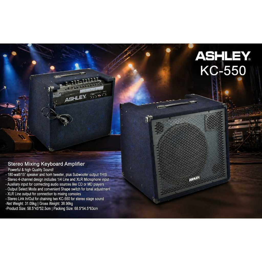 SPEAKER AMPLIFIER KEYBOARD MIXING ASHLEY KC550 KC 550