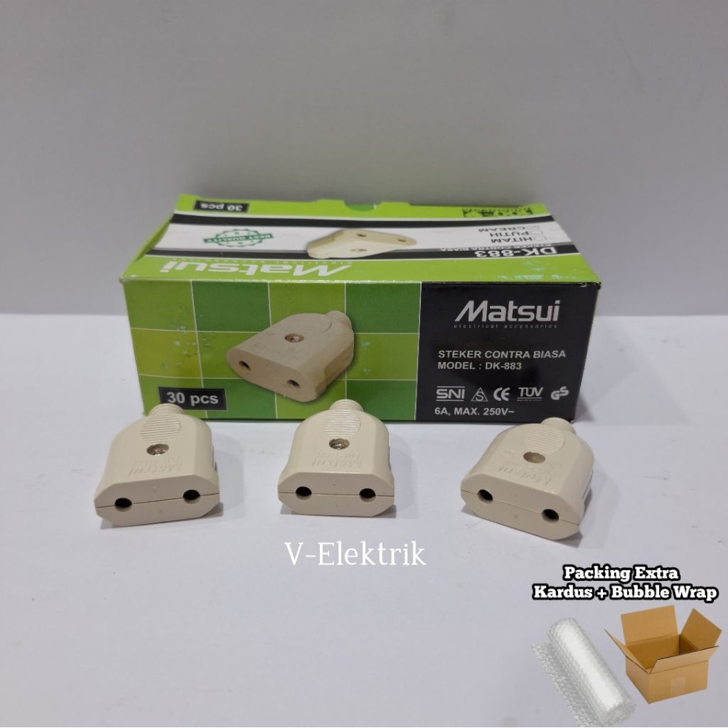 Steker Kontra Mini Matsui DK 883  Tahan Lama dan Aman