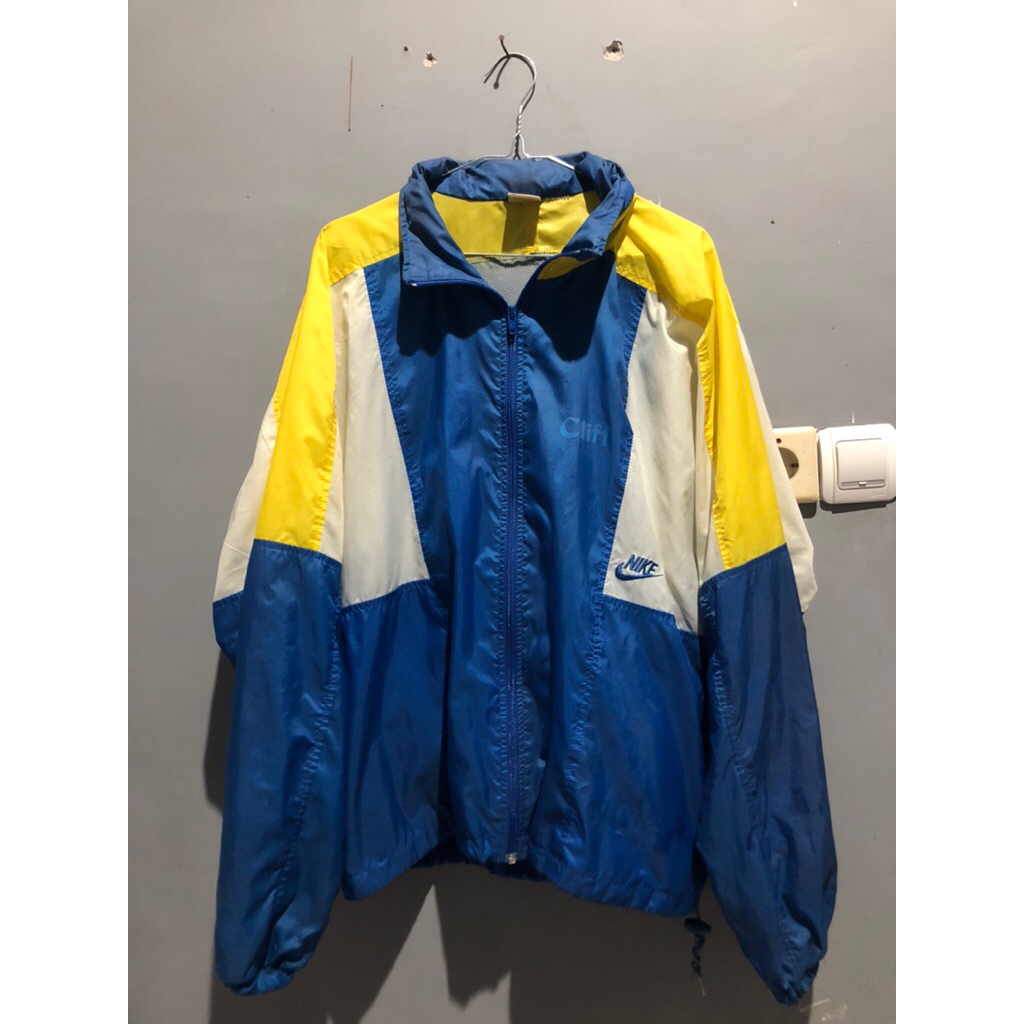 jacket nike windbreaker colorblock nike vintage