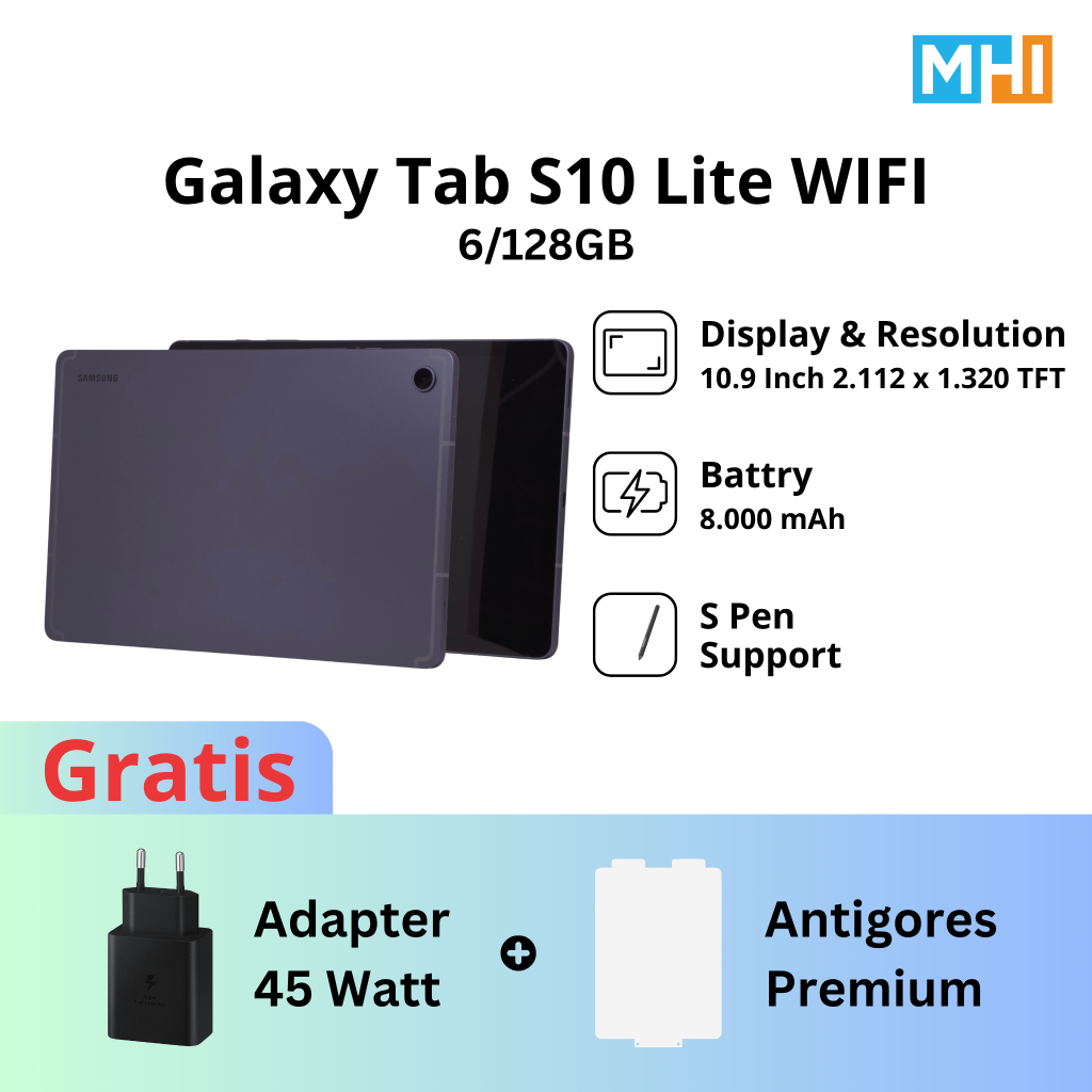 Samsung Galaxy Tab S10 Lite WiFi 6/128GB Tablet AI