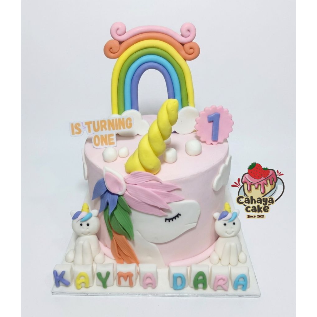 Kue Ulang Tahun Unicorn / Kue Ultah Unicorn / Unicorn Cake / Kue Ultah Anak