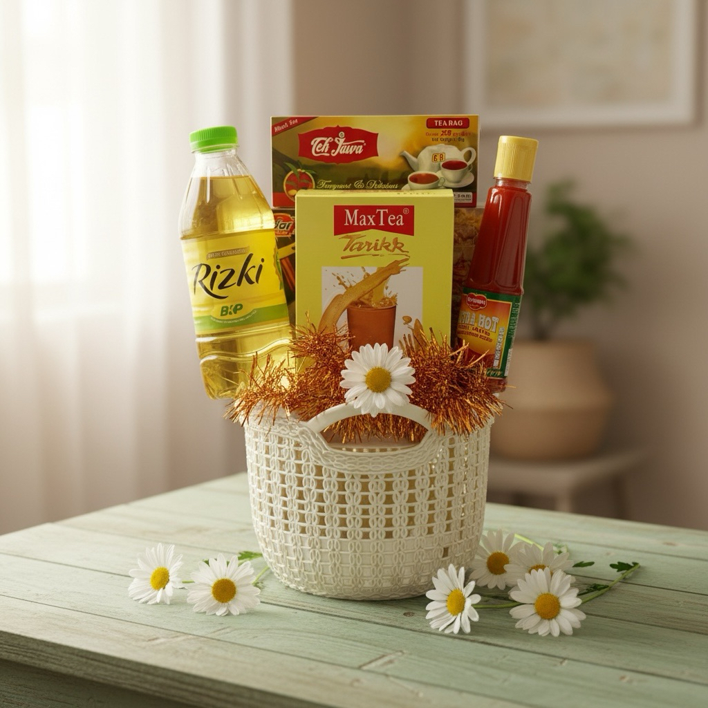 Parcel Sembako Mix Snack Makanan Minuman murah - Hampers Hari Guru Lebaran Natal Tahun Baru Imlek Be