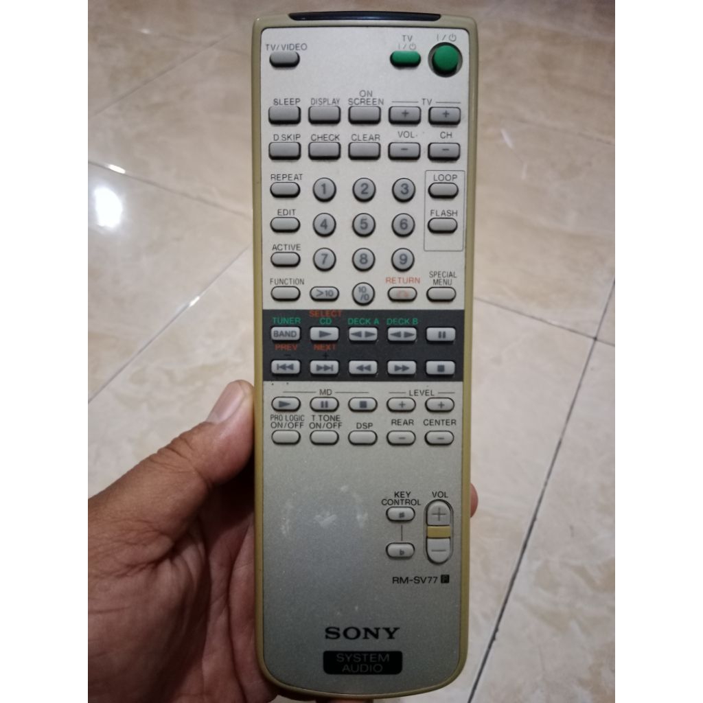 remot tape compo SONY RM-SV77 original