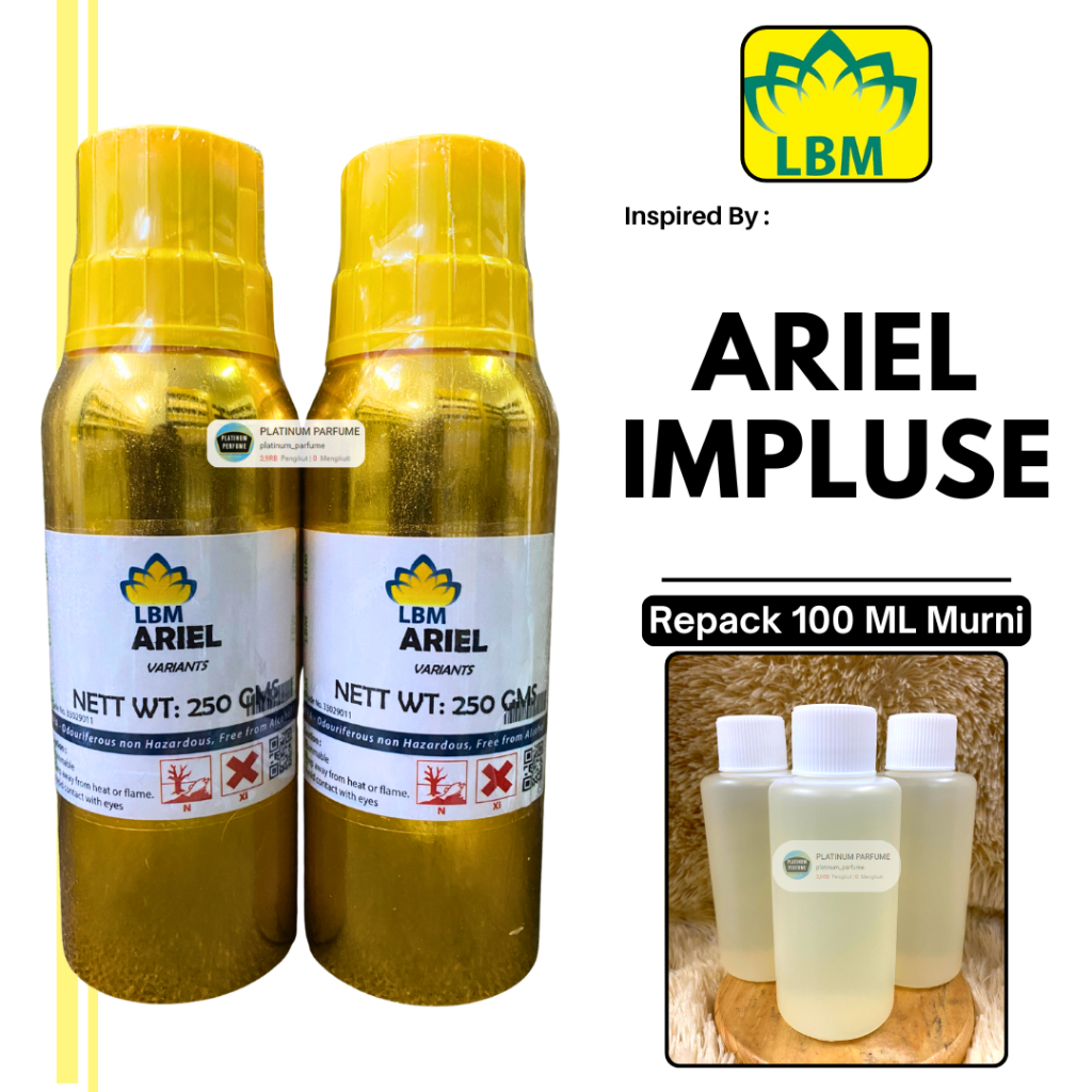 Bibit Parfum ARIEL IMPLUSE Kemasan 100 ML Repack Murni LBM Fragrance - Parfum ARIEL NOAH