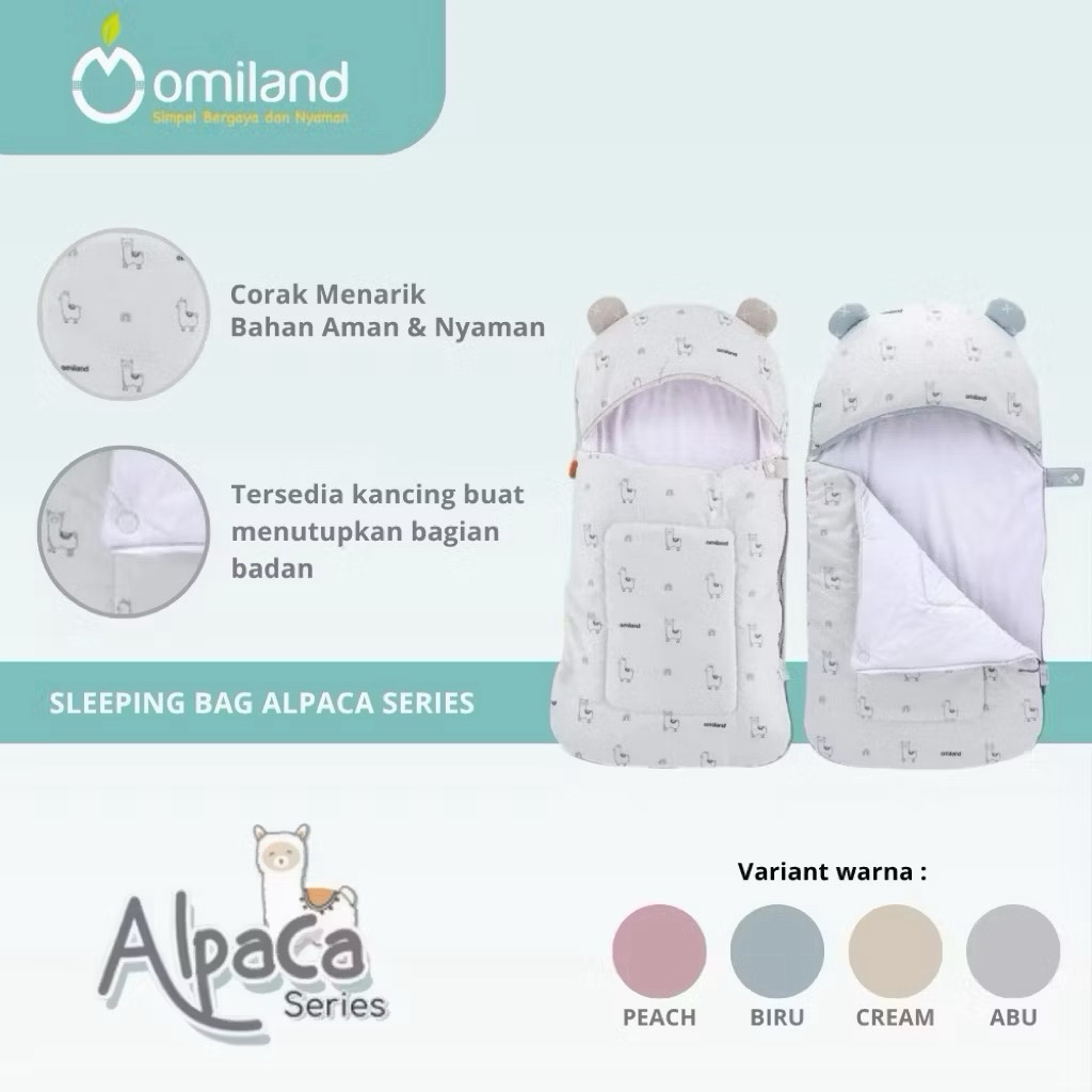 SYLDERUS | Omiland Sleeping Bag Selimut Bayi Alpaca