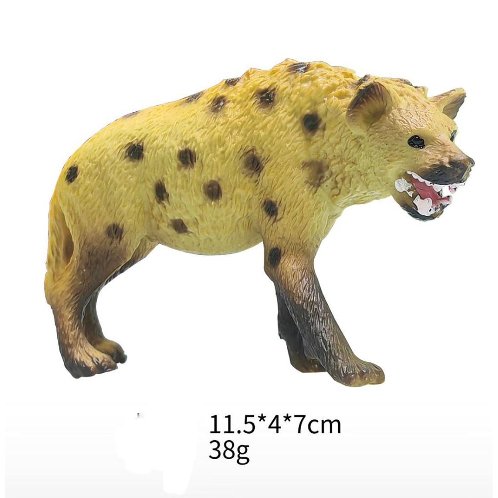 Miniatur hewan Hyena - mainan simulasi hewan hyena animal toys figure hewan buas darat