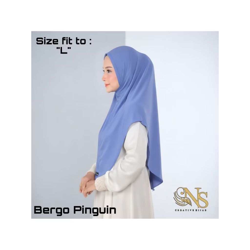 Hijab Non Pet Syria " L "Tanpa Topi HIjab Daily Kerudung Simple Khimar Syar'i Jersey Premium