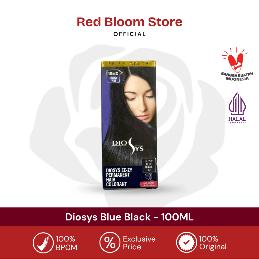 Diosys Hair Color Blue Black | Red Bloom Store