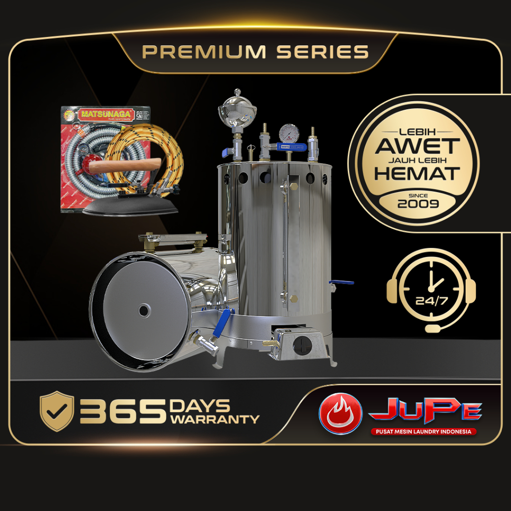 Setrika Uap Boiler 15 ltr 1 Setrika Full Stainless