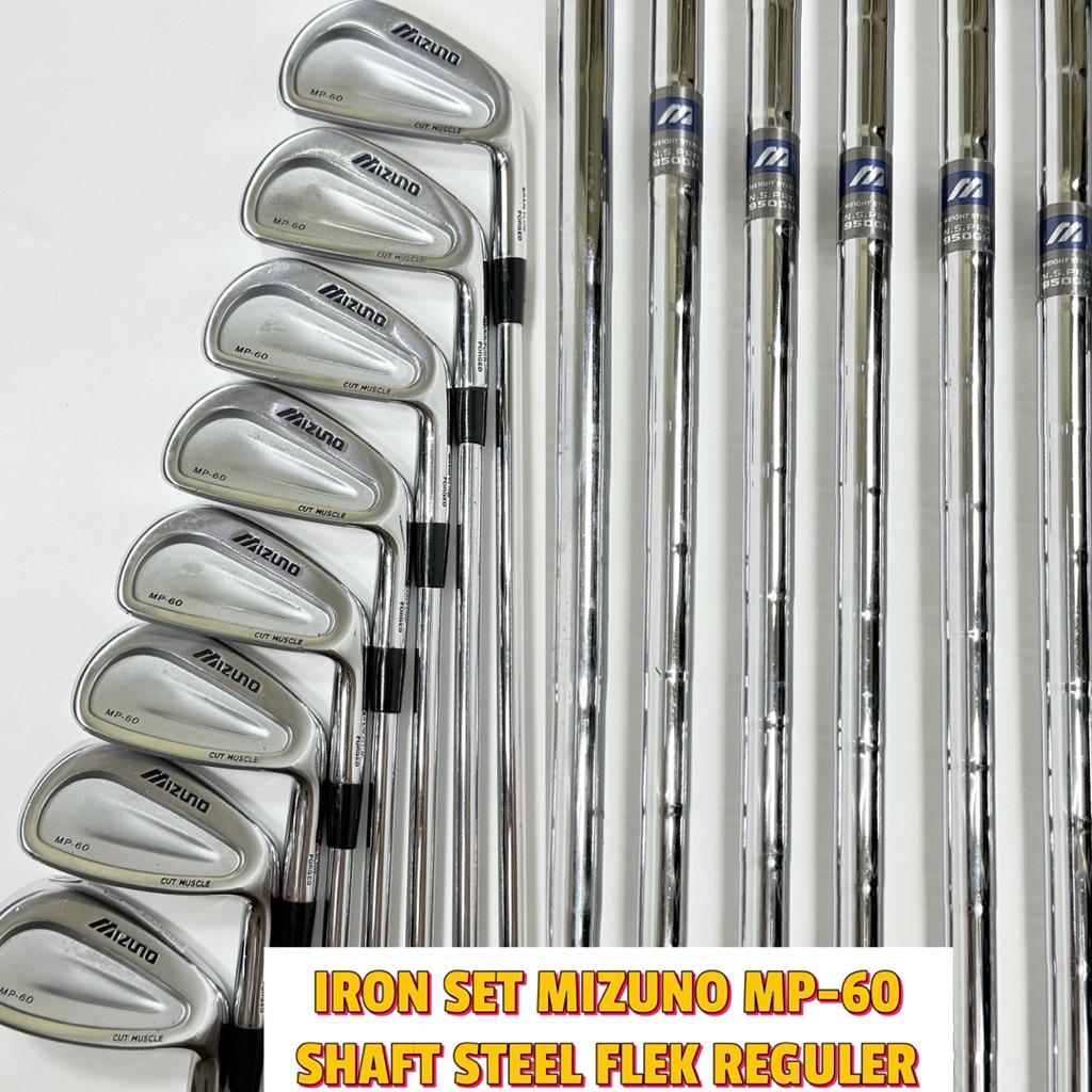 Iron Set Golf Mizuno MP-60 Bekas Original - Stick Golf Iron Set Mizuno