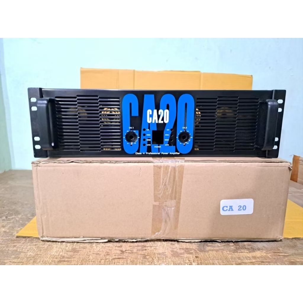 Box Power Amplifier Stereo CA 20 Series Kualitas Import Tebal Bahan 2 mm * Promo *