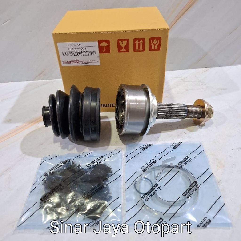 Cv Joint Assy As Roda Luar Vios Gen 2 Vios Limo 2007 - 2015 Original