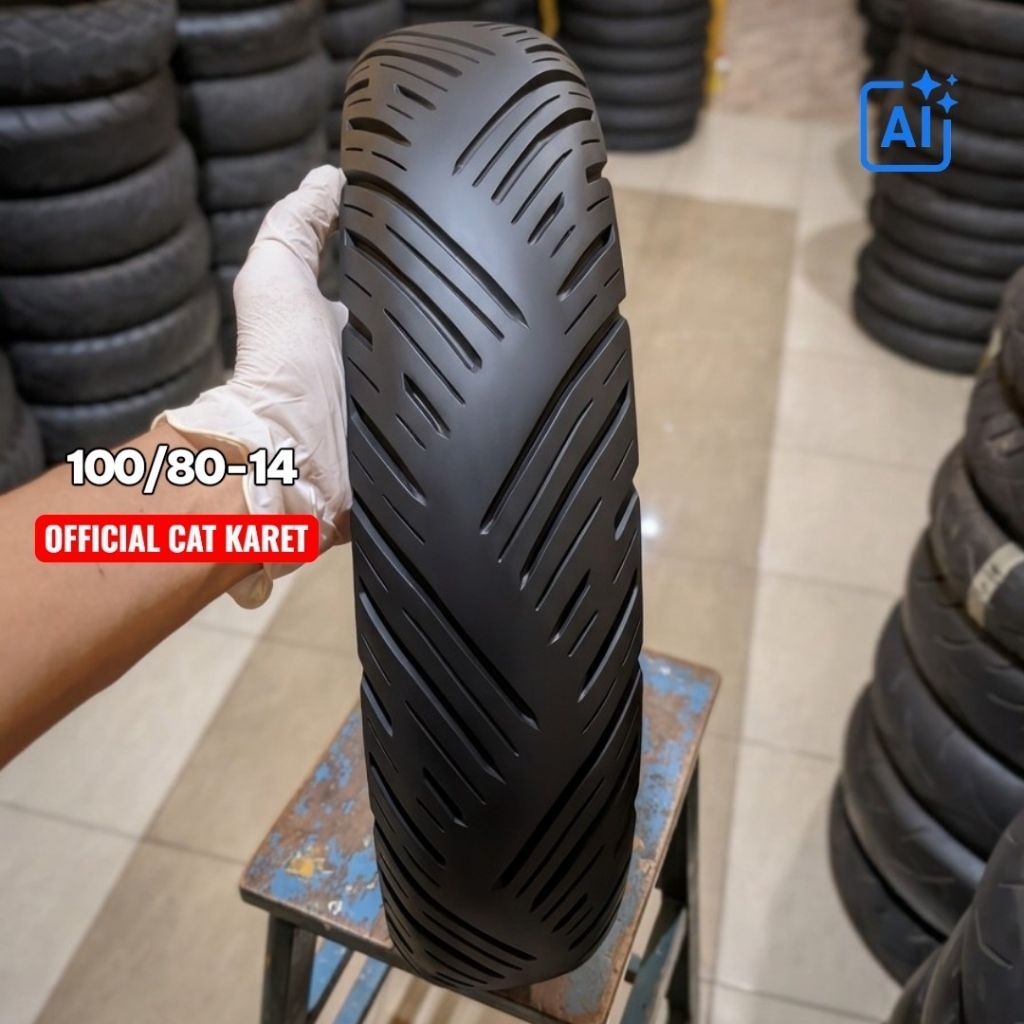 BAN MOTOR RING 14 TUBLES FEDERAL 100/80-14 BAN BATIKAN