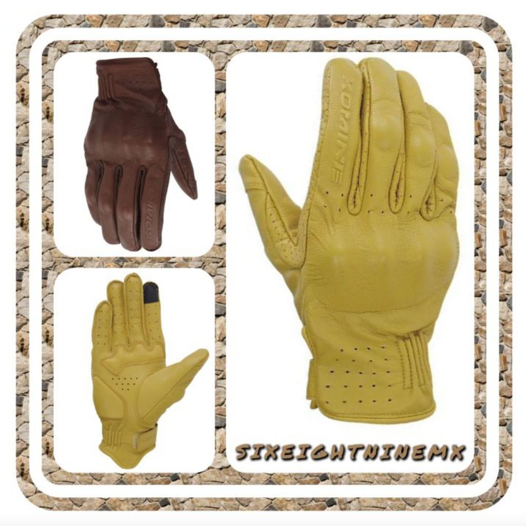 glove leather komine touring sarung tangan kulit komine leather glove motor komine sarung tangan mot