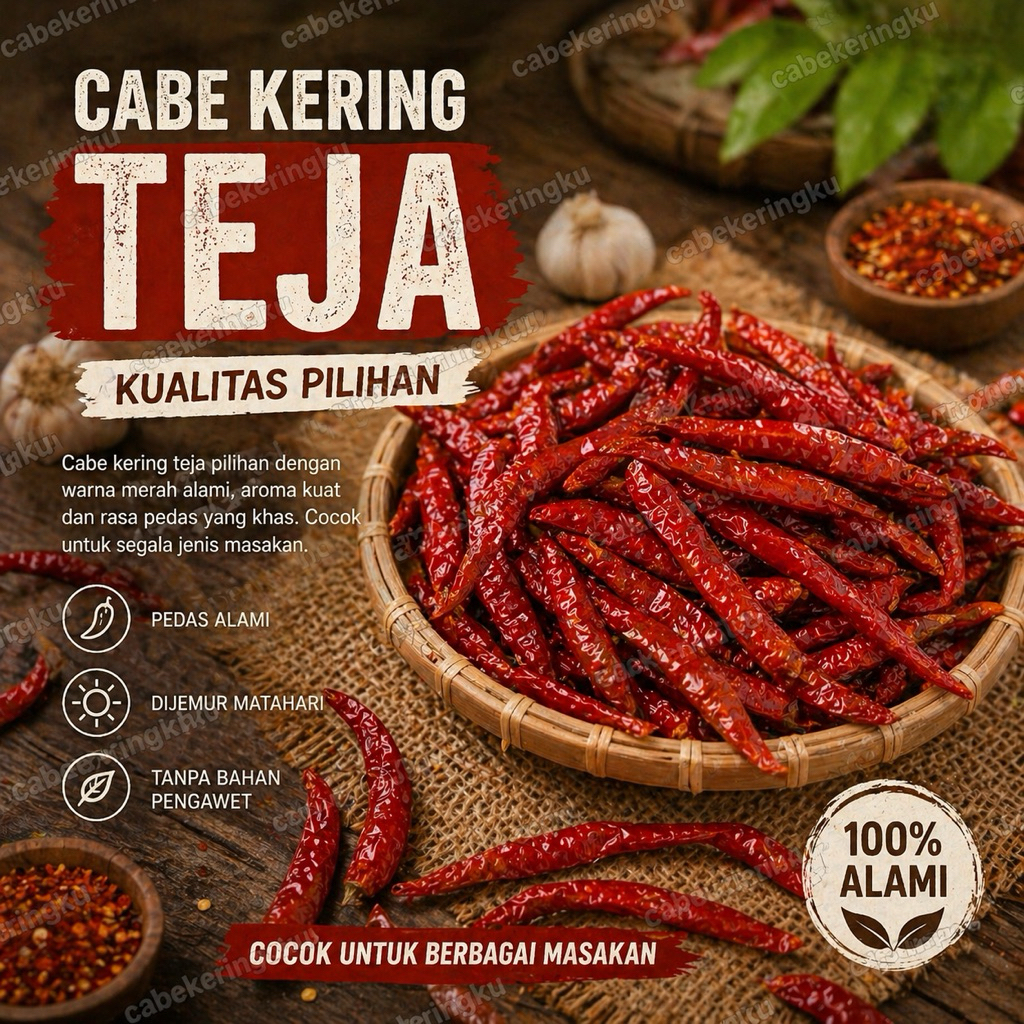 Cabe Kering Merah 1KG