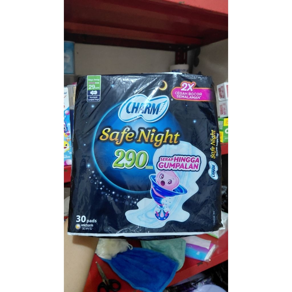 PEMBALUT CHARM SAFE NIGHT 29CM ISI 30
