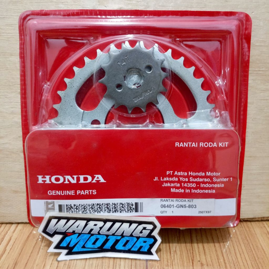 GEAR SET GIR SET ASSY HONDA GRAND ASTREA LAGENDA GIR RANTAI GRAND ASTREA LAGENDA KODE PART GN5