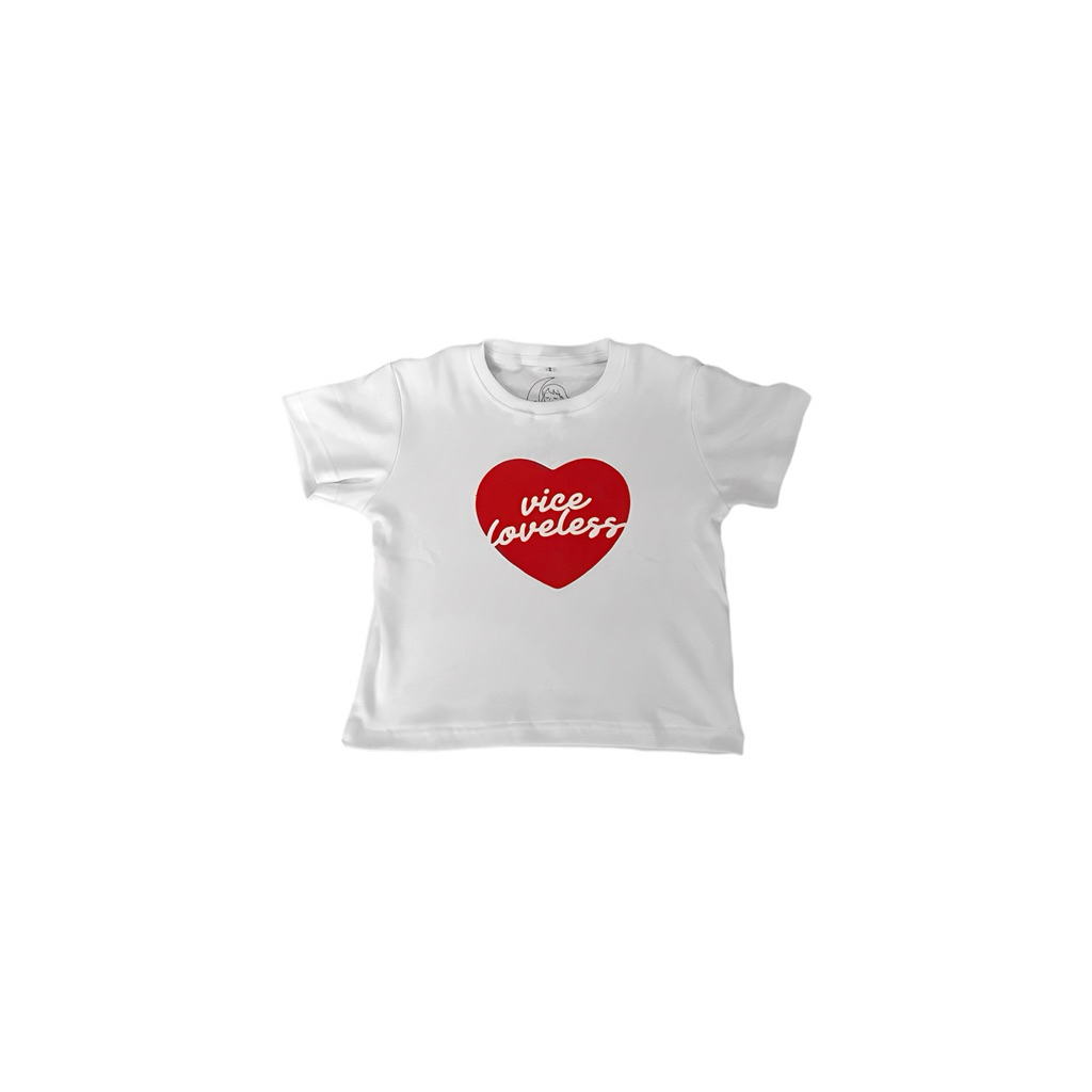 GUTTERVICE Vice loveless croptee | kaos crop wanita