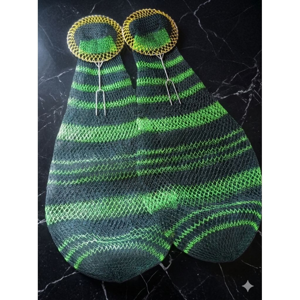 KOJA IKAN/KERAMBA IKAN/ PANJANG 180CM PLUS RING LIPAT FULL RAJUTAN TANGAN