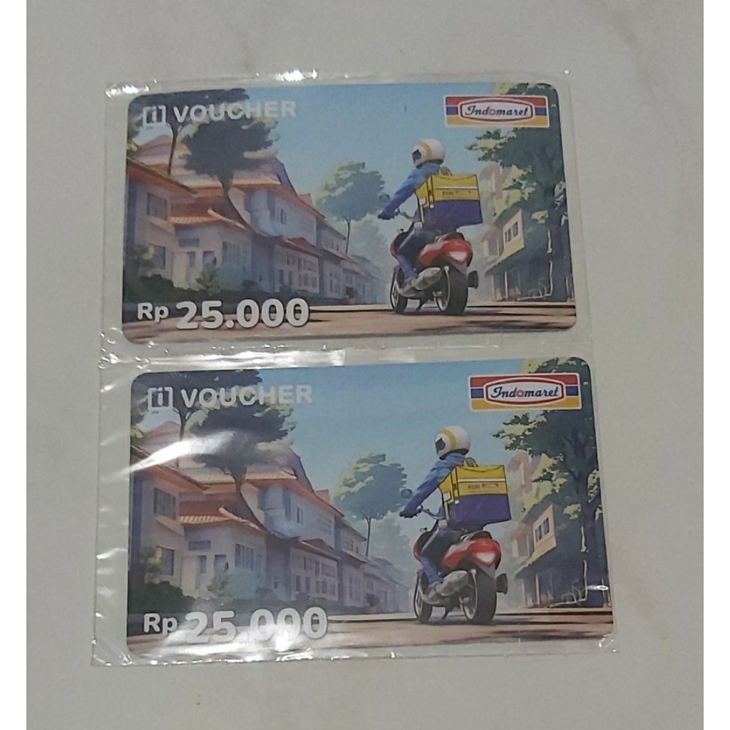 Voucher indomaret  25 ribu, exp 30 juni 2027