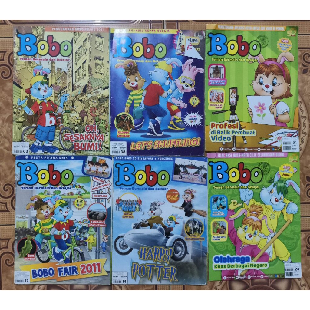 Majalah Bobo Tahun 2011&2023