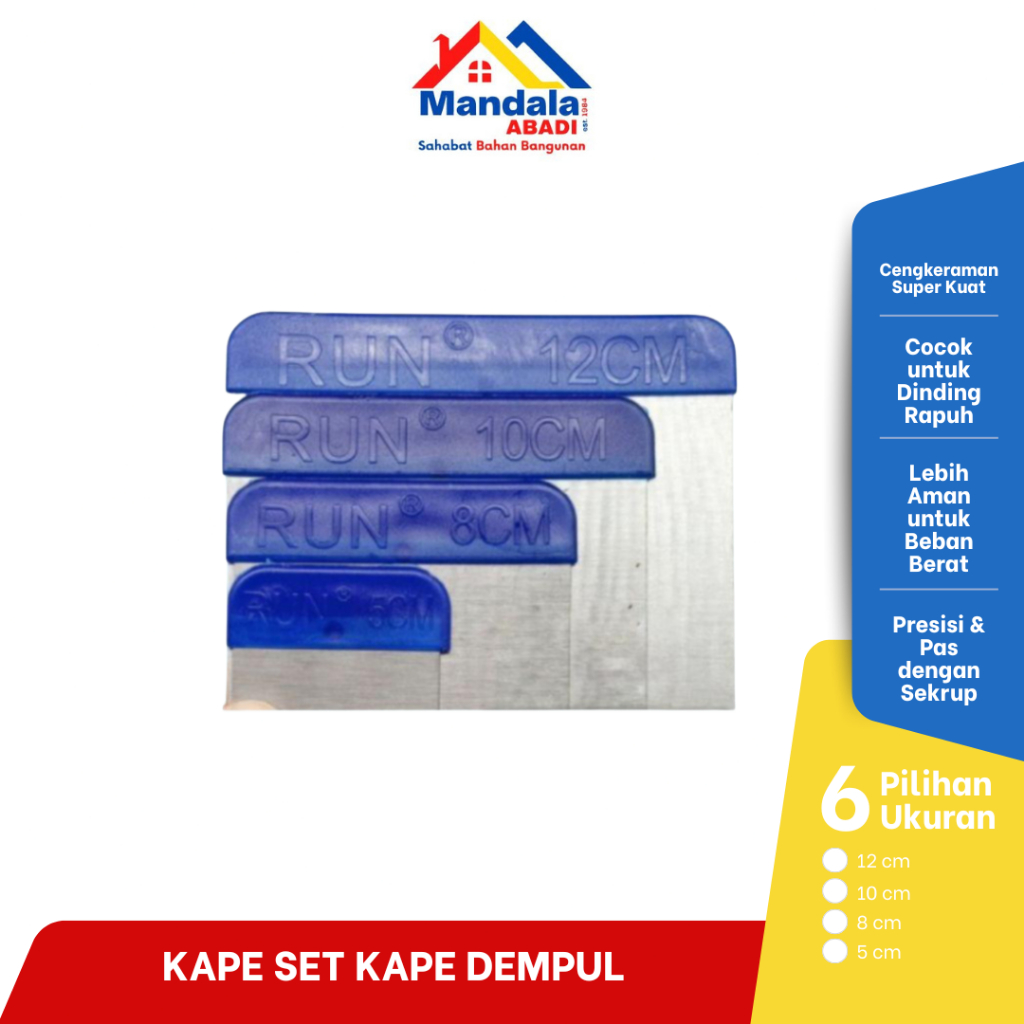 Kape Set Kape Dempul 4 Ukuran
