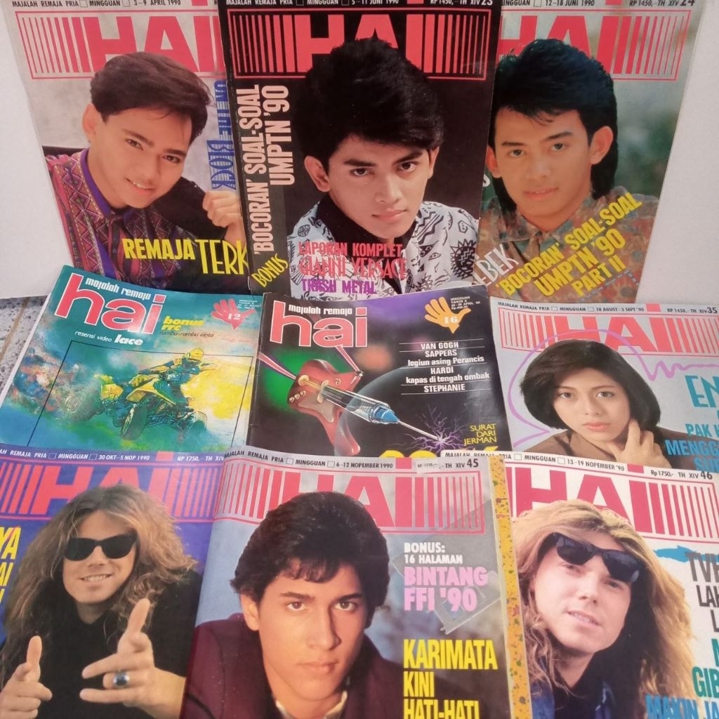 Majalah hai tahun 1986 1990 majalah life style majalah lawasPRELOVED