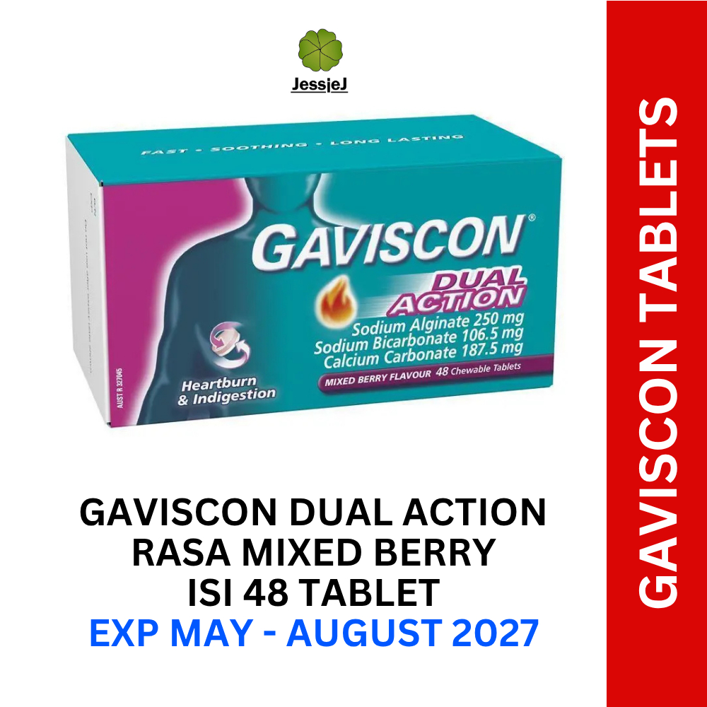 Obat Maag Gaviscon Extra Strength Tablets Rasa Peppermint