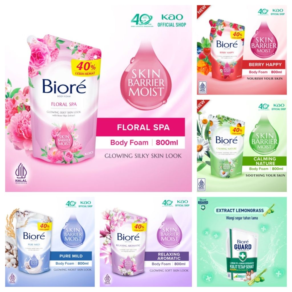 SABUN BIORE CAIR 800ML PROMO HARGA TERMURAH