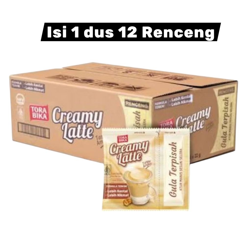 Creamy latte 1dus 12 renceng