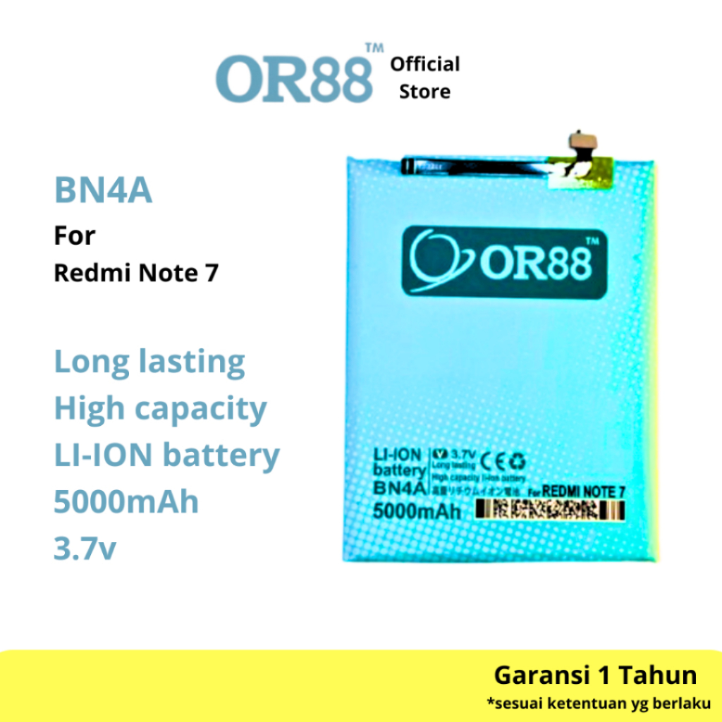 OR88 baterai batre battery double power xiaomi redmi Note 7 / redmi note 7 pro / BN4A