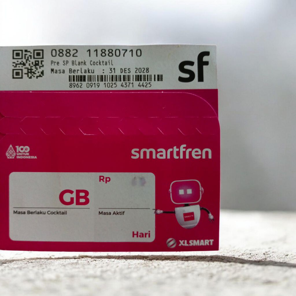nomor cantik smartfren 88 2 11 88 07 10 isi kuota 3gb jaringan 5G xl