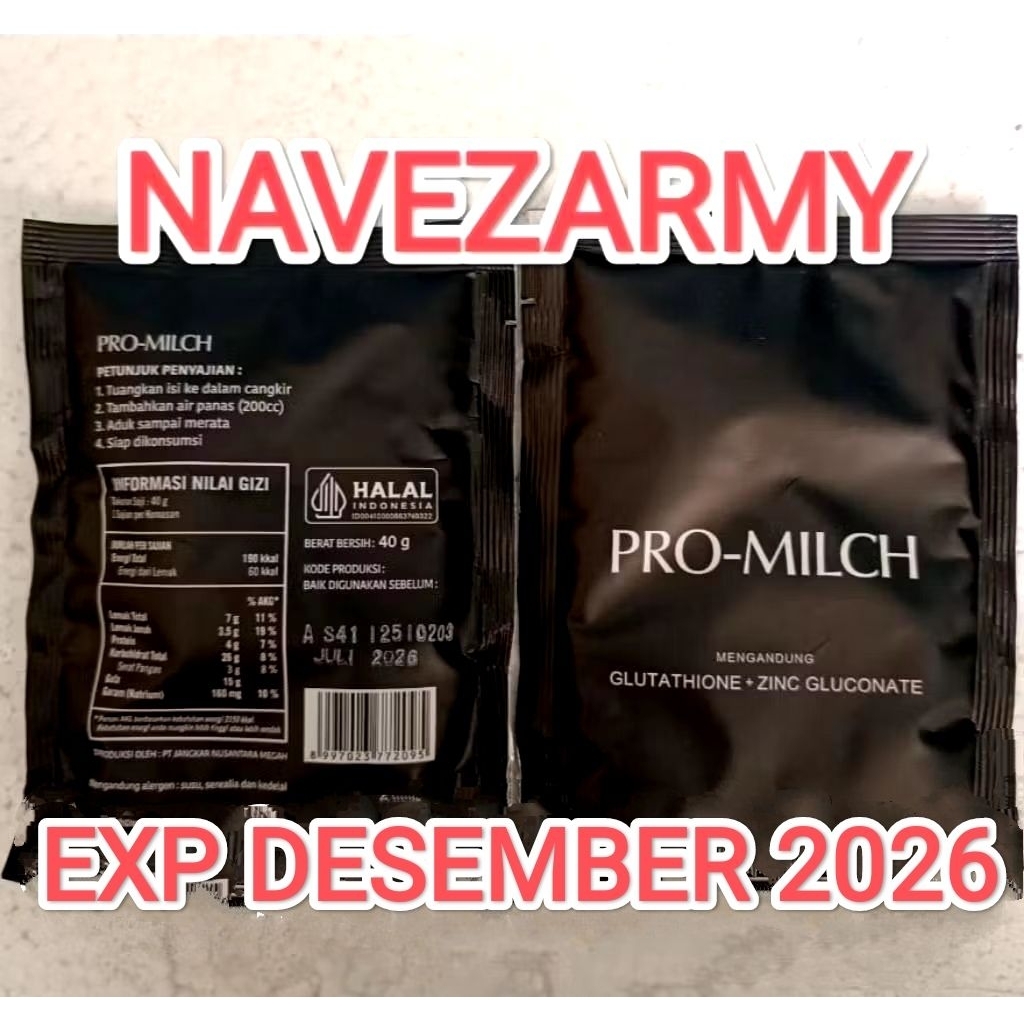 PROMILCH  MINUMAN SEREAL TNI PER 1 PCS EXP DESEMBER 2026