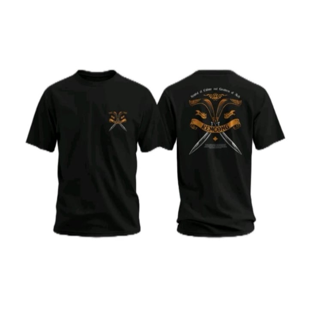 Kaos sablon ren-cong t-shirt distro unisex bahana dem