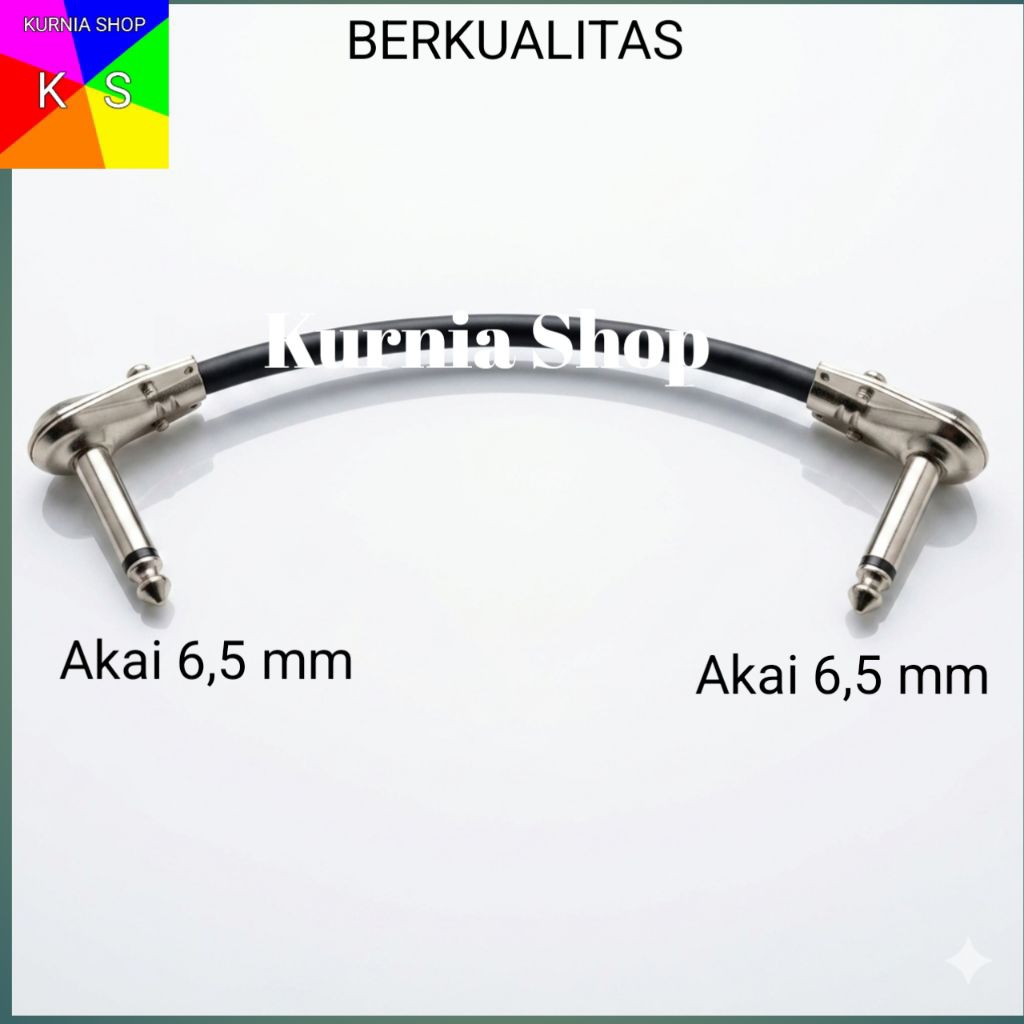 Kabel Jack Jumper Efek Gitar  10 Cm-50 Cm