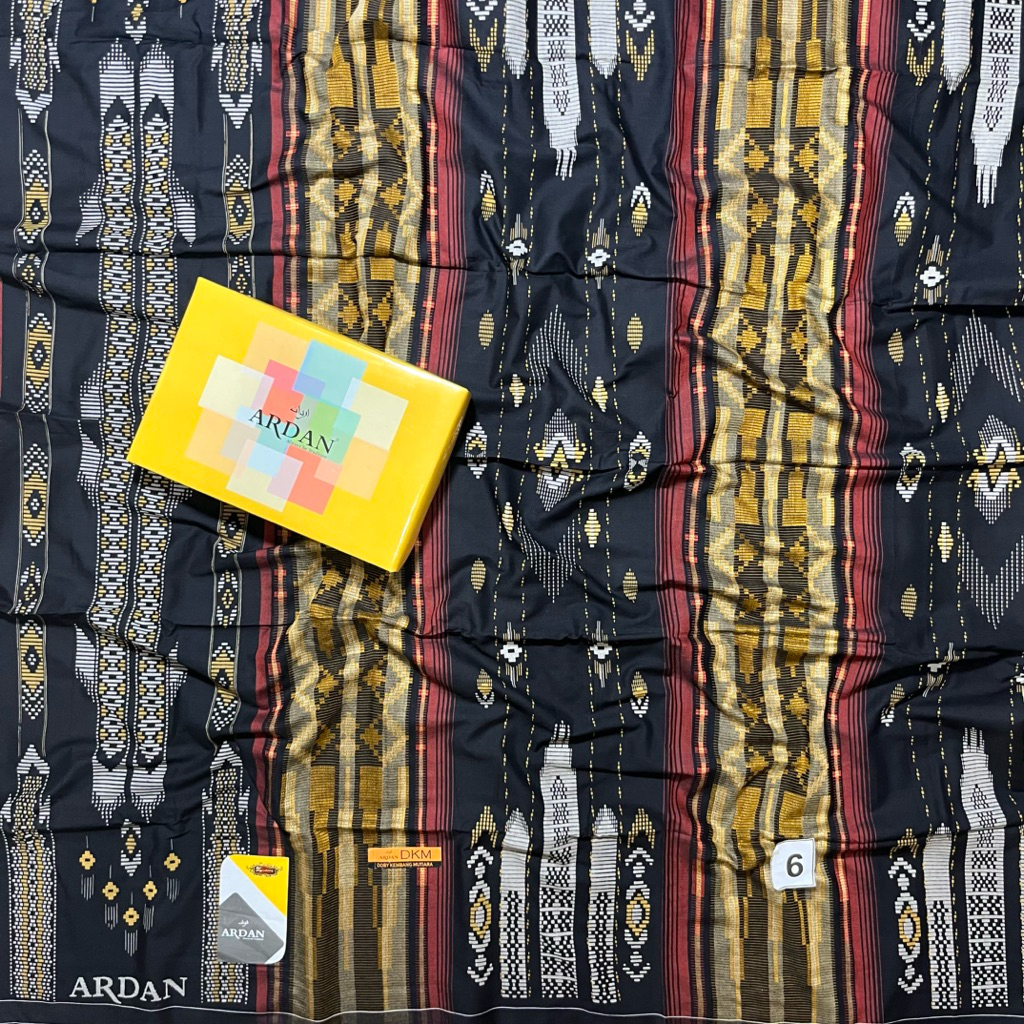 Sarung Ardan Songket Jaguar Timbul Rayon Asli Super Premium Dobi Kembang Mutia (DKM)