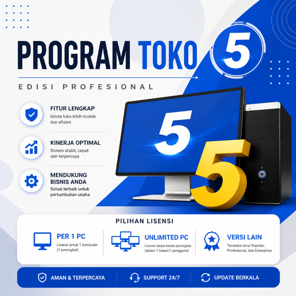 Aplikasi Kasir Minimarket Lengkap Multi User