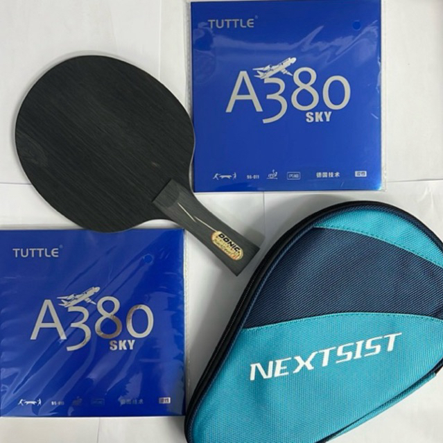 Bat Donic Waldner Black Devil Kombinasi Karet China Set