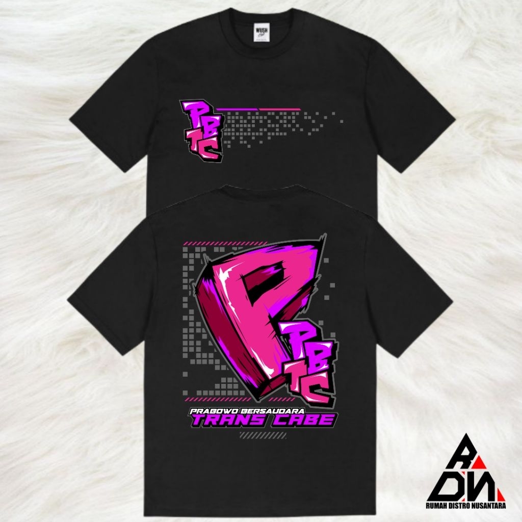 Kaos PBTC V1 Prabowo Bersaudara Trans Cabe T-shirt Pria Wanita Combed 24s Premium
