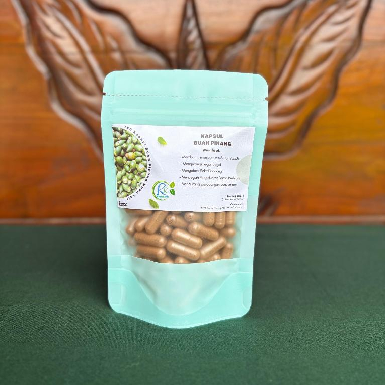 100 Kapsul Pinang / Jambe Muda Herbal Asli