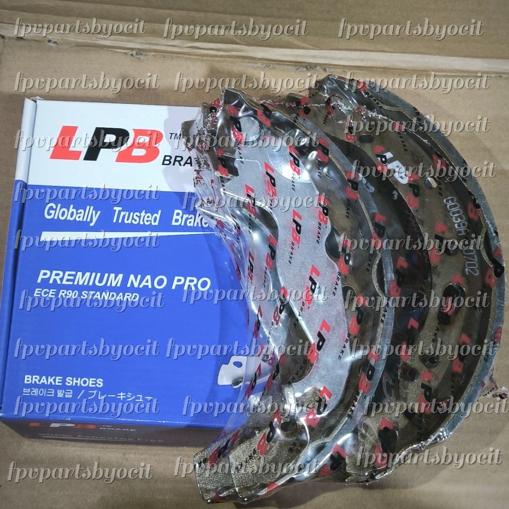 Brake Shoe Kampas Rem Belakang Tromol Ford Fiesta LPB