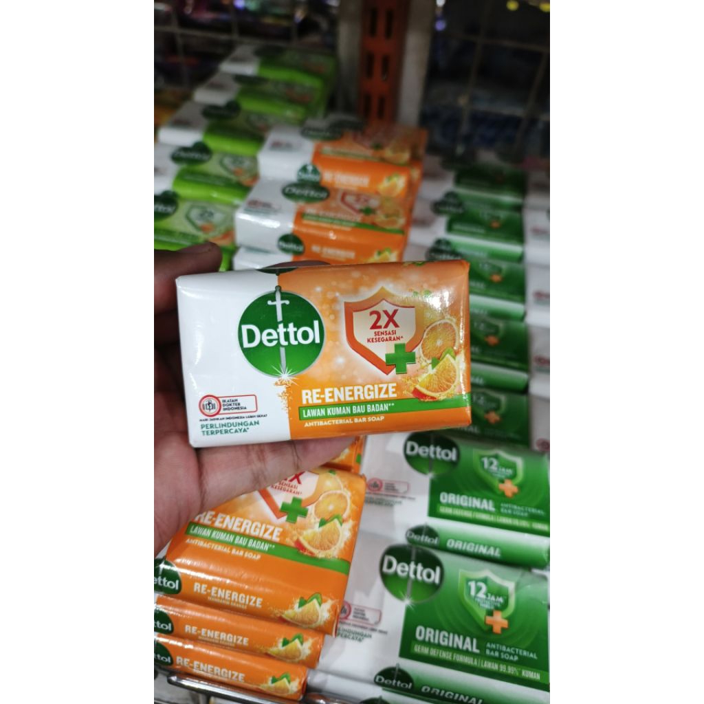 Sabun Batang Dettol 60g-100g Original