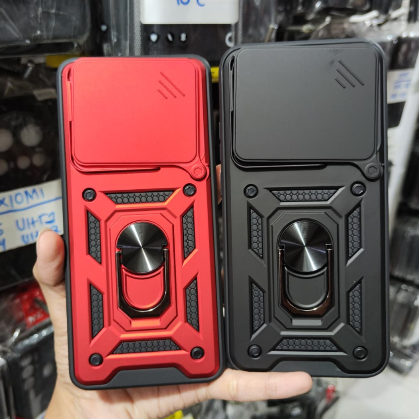 Case BARU STAND/ RING/ Holder SLIDE REDMI NOTE 15 15Pro + 14 14Pro Plus 4G 5G Hardcase Protecth CAME