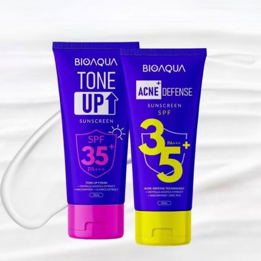 BIOAQUA TONE UP SUNSCREEN SPF 35 \ ACNE DEFENSE SUNSCREEN SPF 35 35 GRAM
